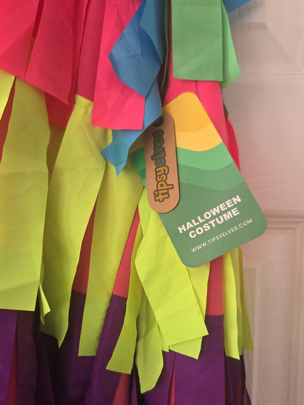 NWT Tipsyelves Unisex ADULT Pinata Costume With Attached Detailed Hood - Picture 2 of 4